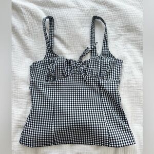 Zara Gingham Tank